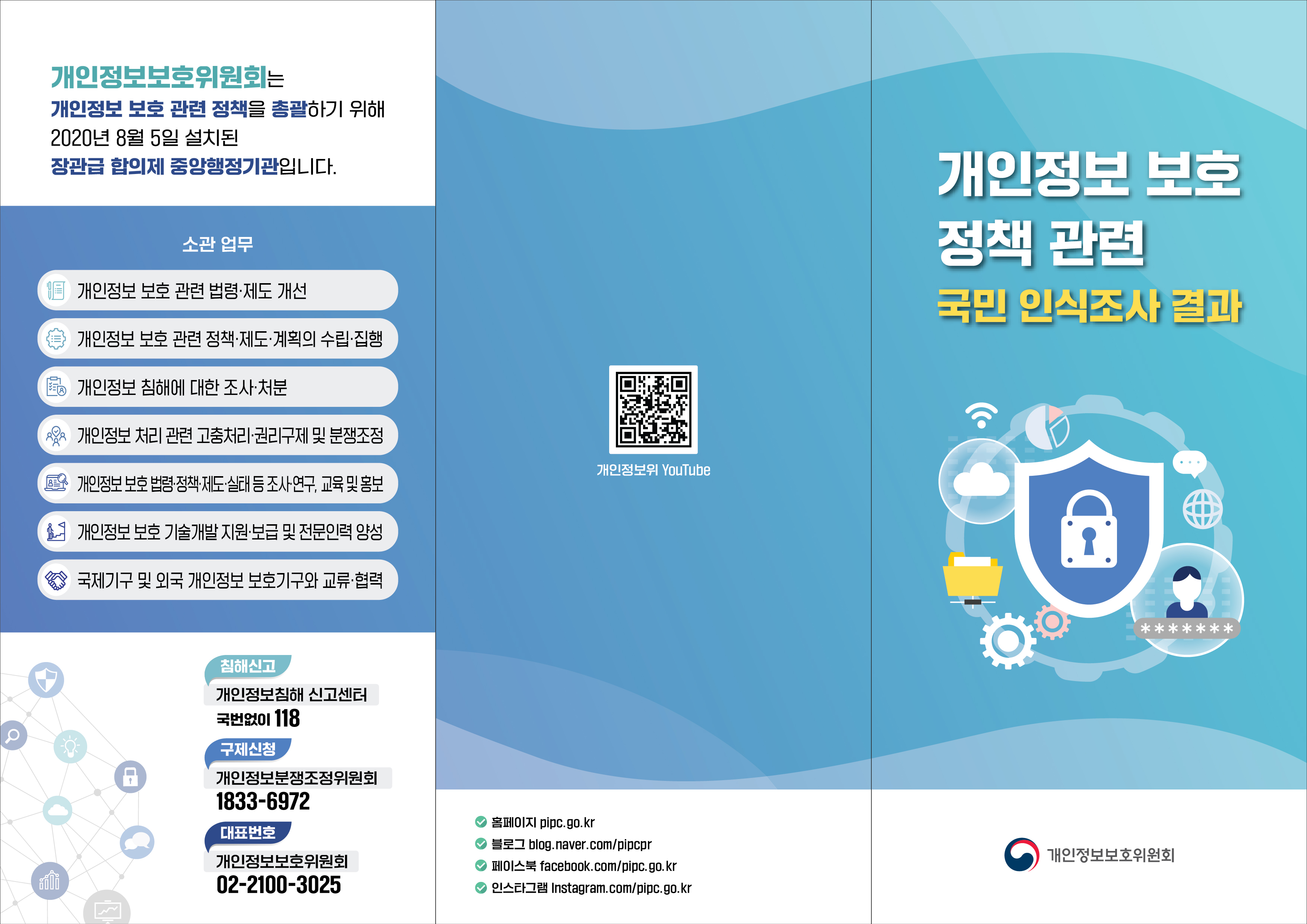 250731_리플렛(개인정보 보호 정책 관련 국민 인식조사 결과)-01