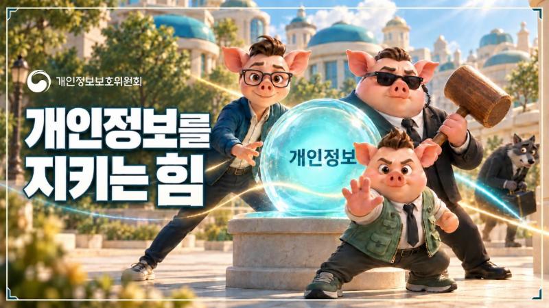 AI 시대, 개인정보를 수호하는 돼지 삼총사이야기